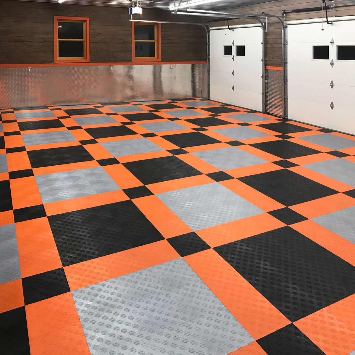 Harley Davidson Racedeck Garage Floors, Harley Davidson Tile
